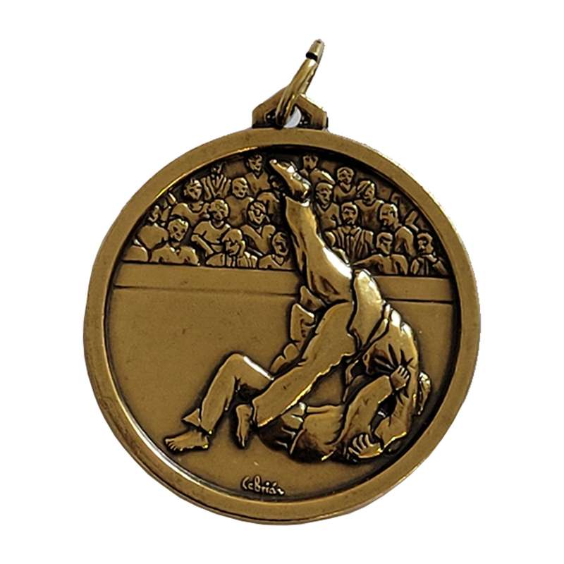 353 BOXING BRASS MEDAL 56MM