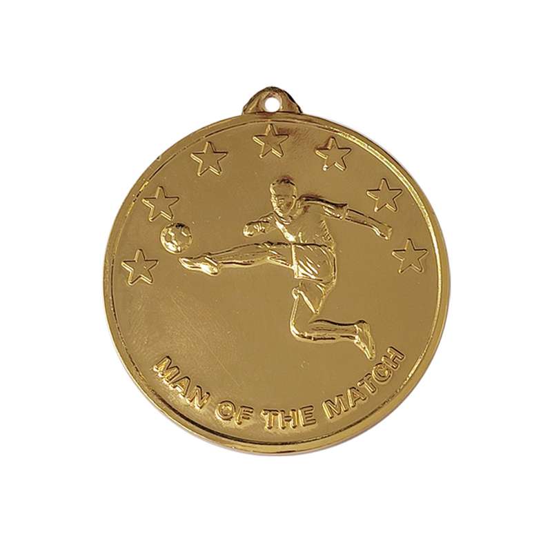 MAN OF THE MATCH FOOTBALL MEDAL