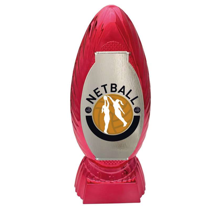 DOMINATOR – NETBALL SILVER – RED