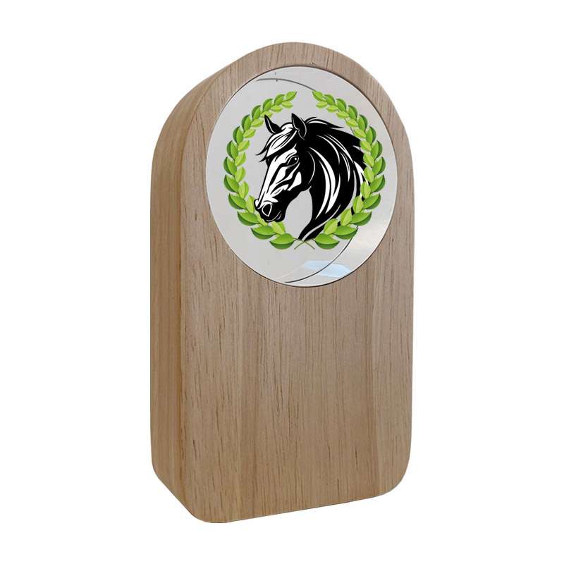 WOOD AND GLASS TROPHY – EQUESTRIAN