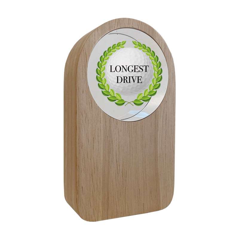 WOOD AND GLASS TROPHY – LONGEST