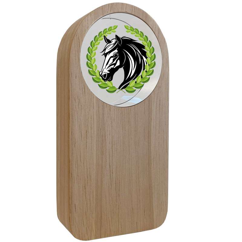 WOOD AND GLASS TROPHY – EQUESTRIAN