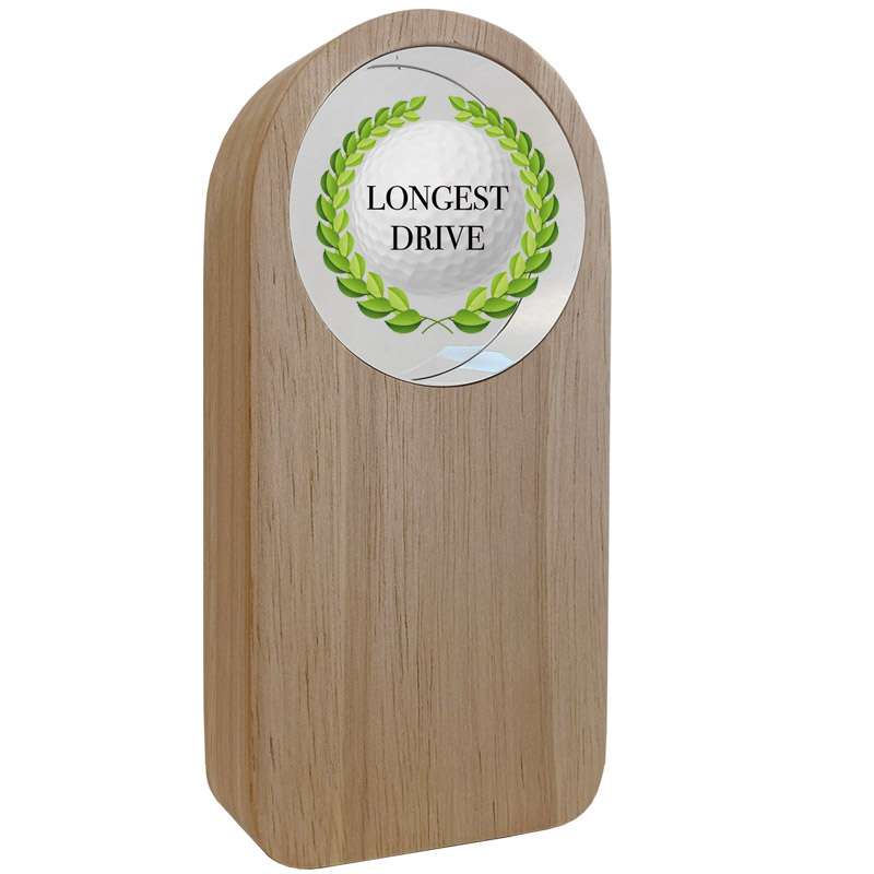 WOOD AND GLASS TROPHY – LONGEST