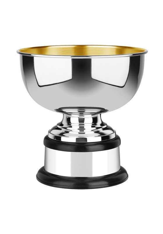 NH 10.75in Swatkins Ultimate Liberty Bowl Award Complete – Silver