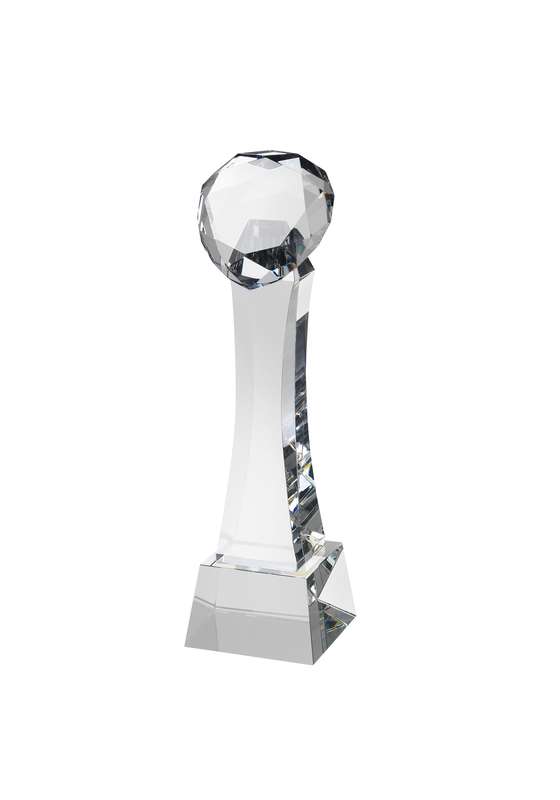 LG 11.5in Optical Crystal Heart Award – Clear