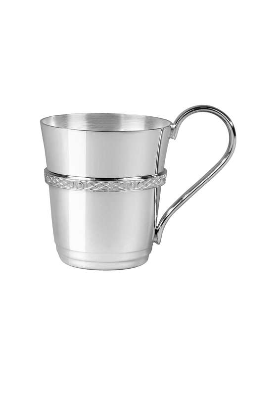 NH 3.5in Swatkins Celtic Mounted Childs Can – Silver
