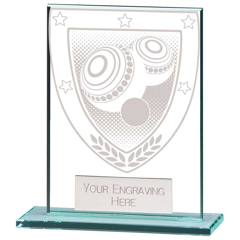 Millennium Lawn Bowls Jade Glass Award