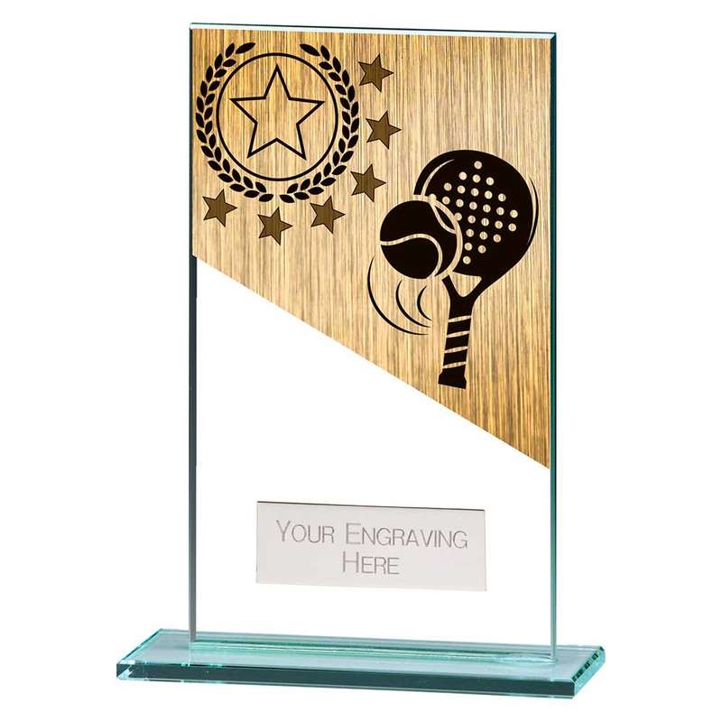 Mustang Padel Jade Glass Award