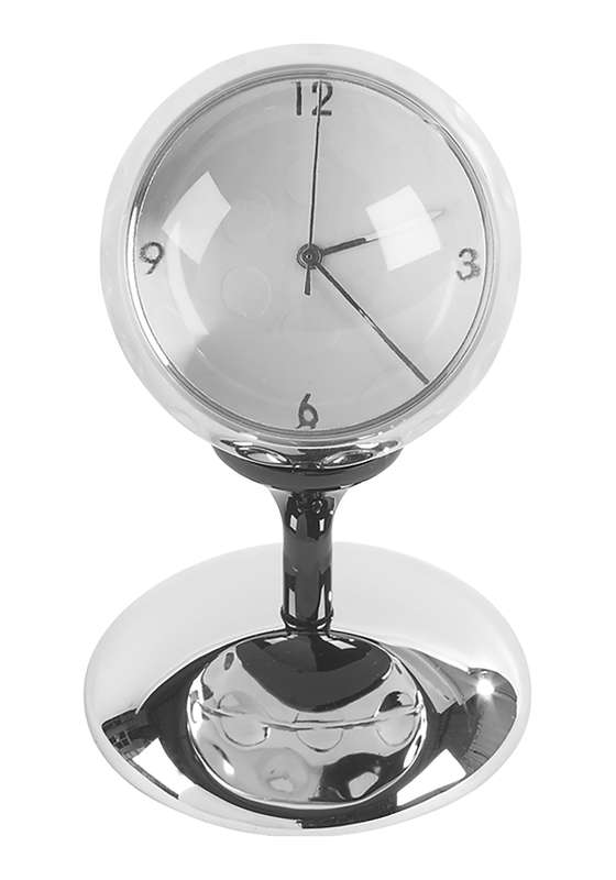 MB 3.5in Golf Ball Clock – Silver