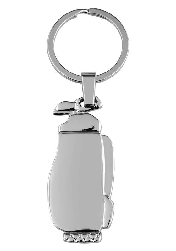 MB 4.25in Golf Bag Key Ring – Silver