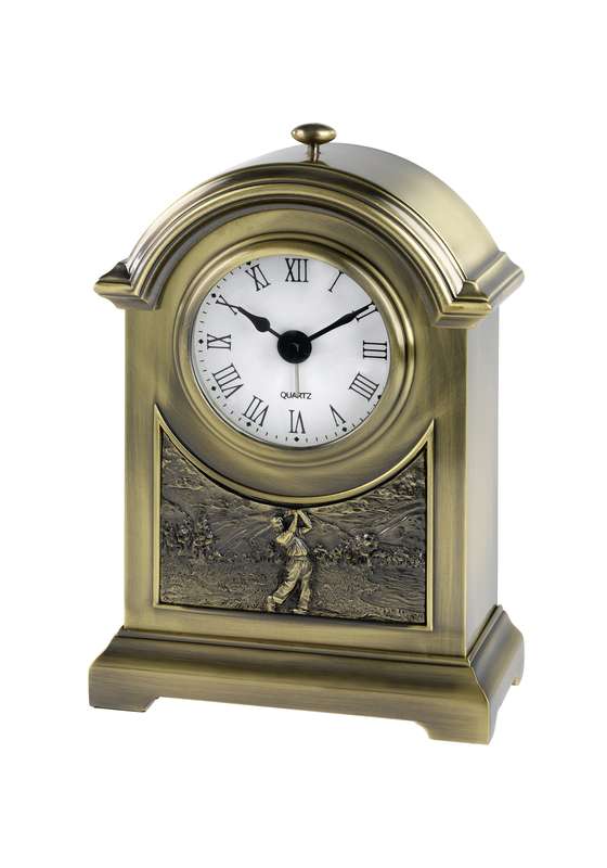 6.25in Golf Clock – Silver