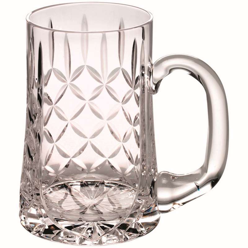 GLASS TANKARD 610ML BLANK PANEL – 5.5in