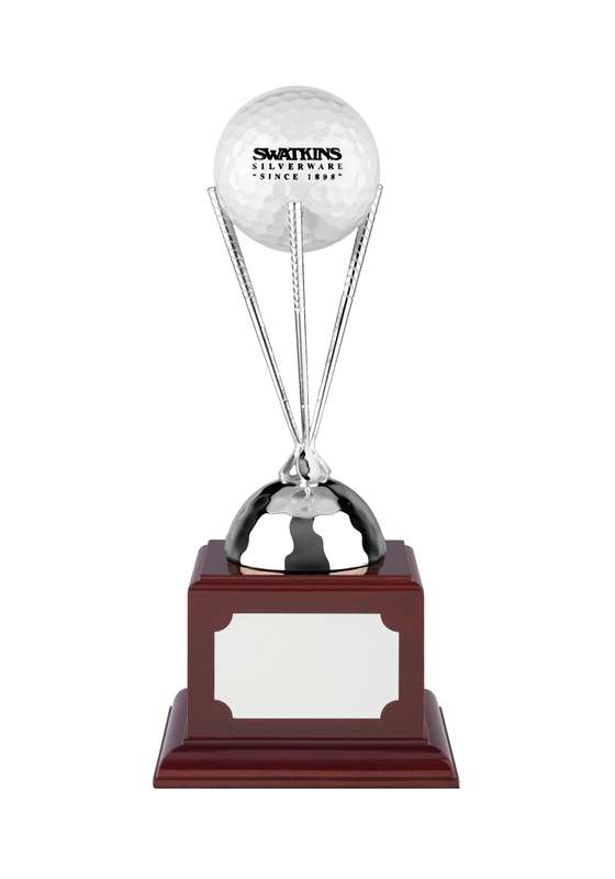 NH MB 6in Swatkins Country Club Golf Ball Holder Award – Silver