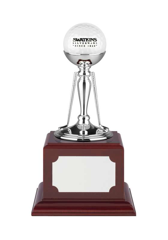 NH MB 6in Swatkins Country Club Golf Ball Holder Award – Silver