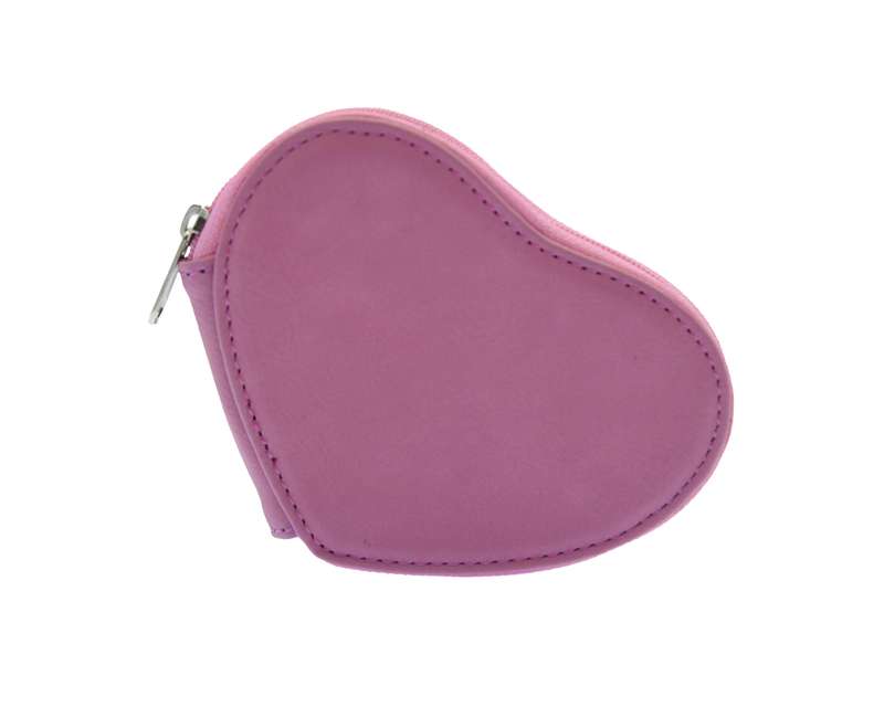 LZM 3.25in x 4.5in Pink Heart Coin Purse – Pink