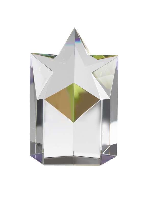LG 5in Optical Crystal Rising Star Award – Clear