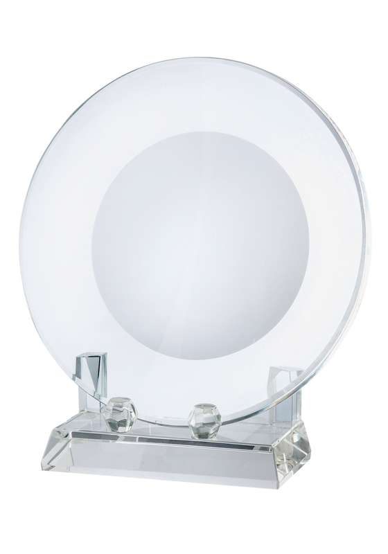 LG 6in Clear Optical Crystal Plate Award – Clear