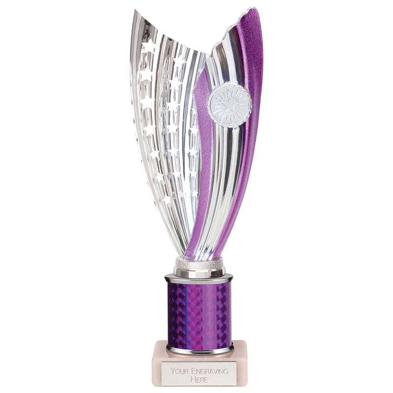 Glamstar Plastic Trophy Purple