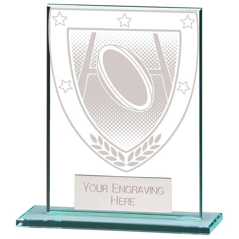 Millennium Rugby Jade Glass Award