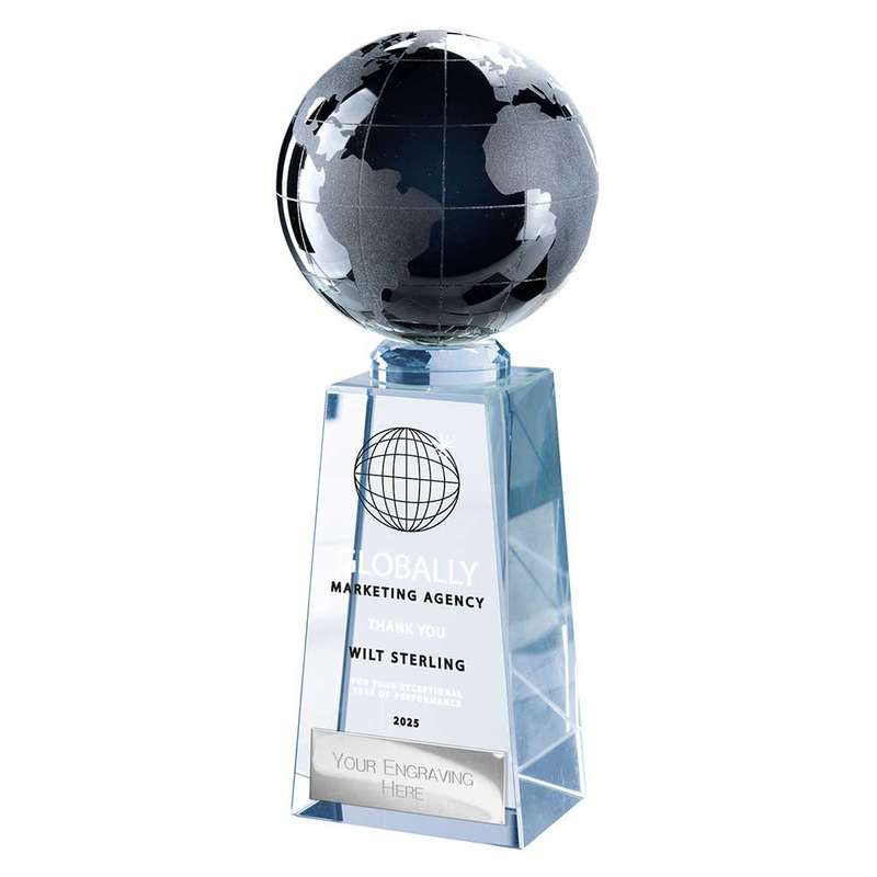 Cataclysm Globe Award Black & Clear