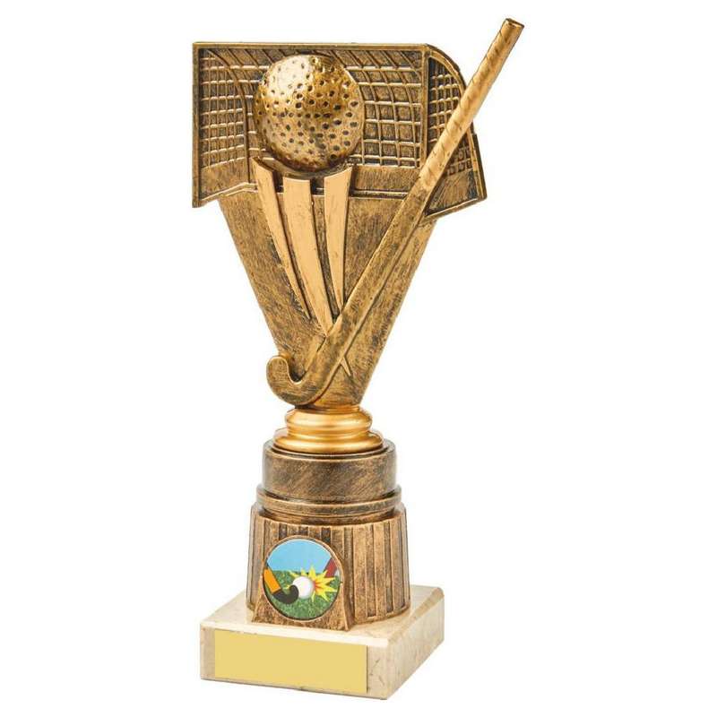 Antique Gold Hockey Holder Award