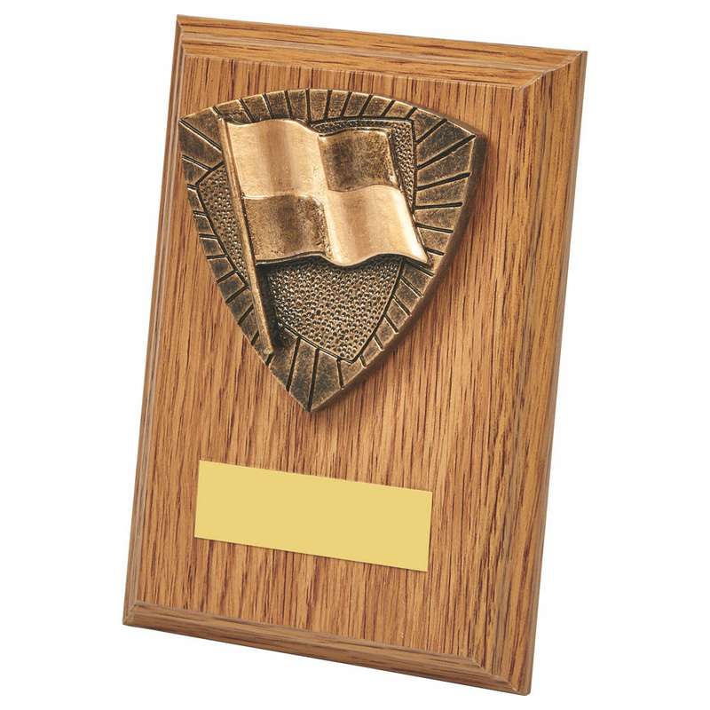 Assistant Referee Wood Plaque Award