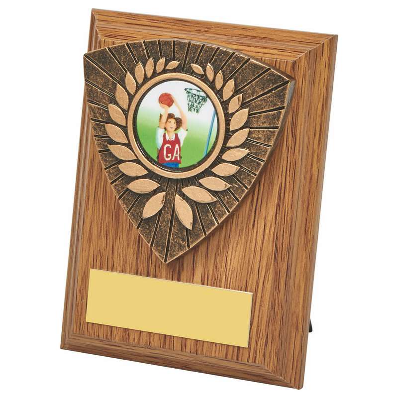 Wood Plaque with Resin Utility Trim