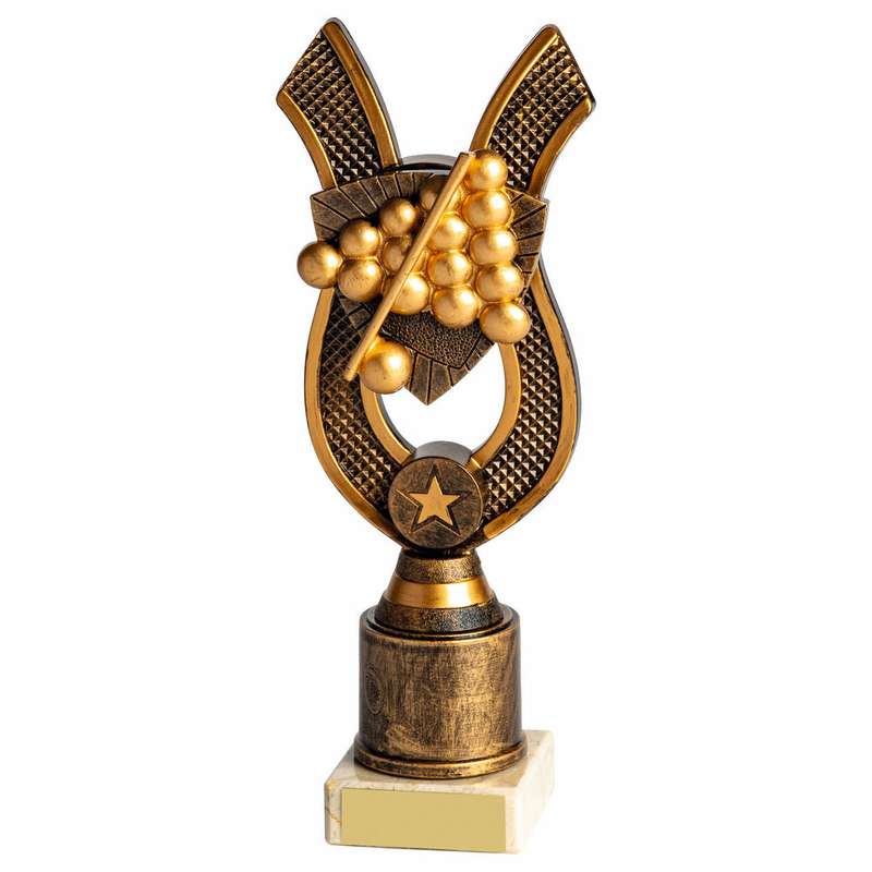 Antique Gold Award with Resin Snooker/Pool Trim
