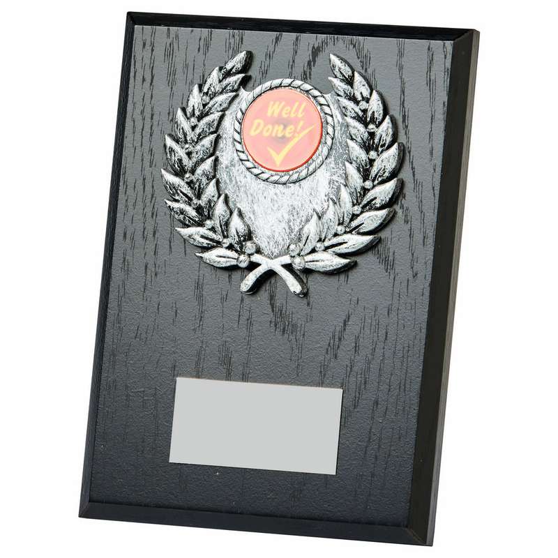 Black Wood Plaque Award