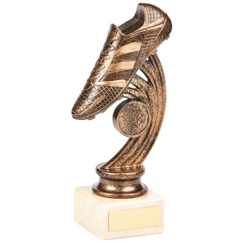 Antique Gold Football Boot Award