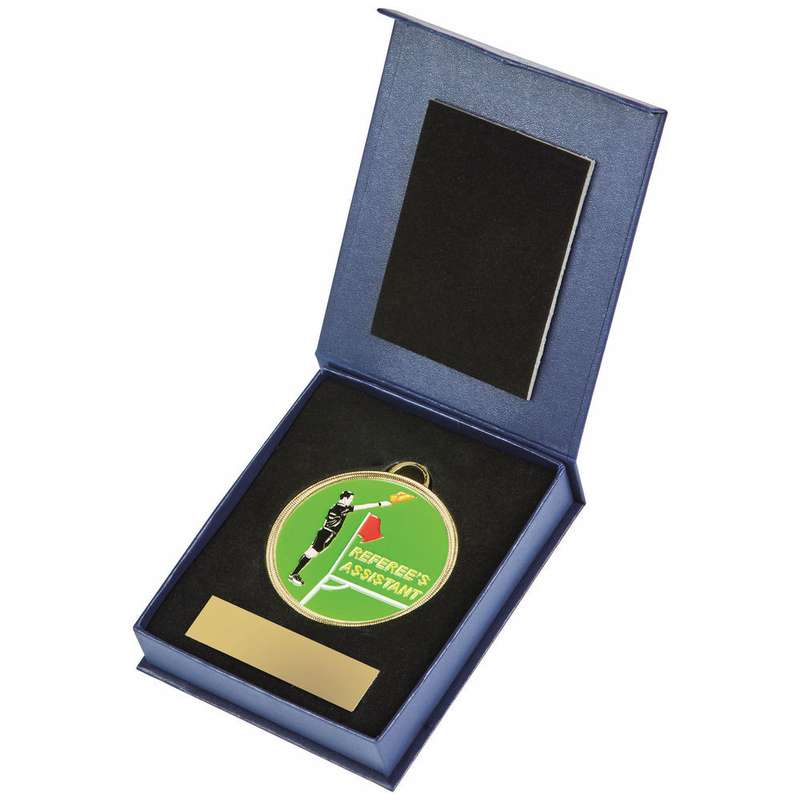 60mm Enamel Ass' Referee Medal in Case