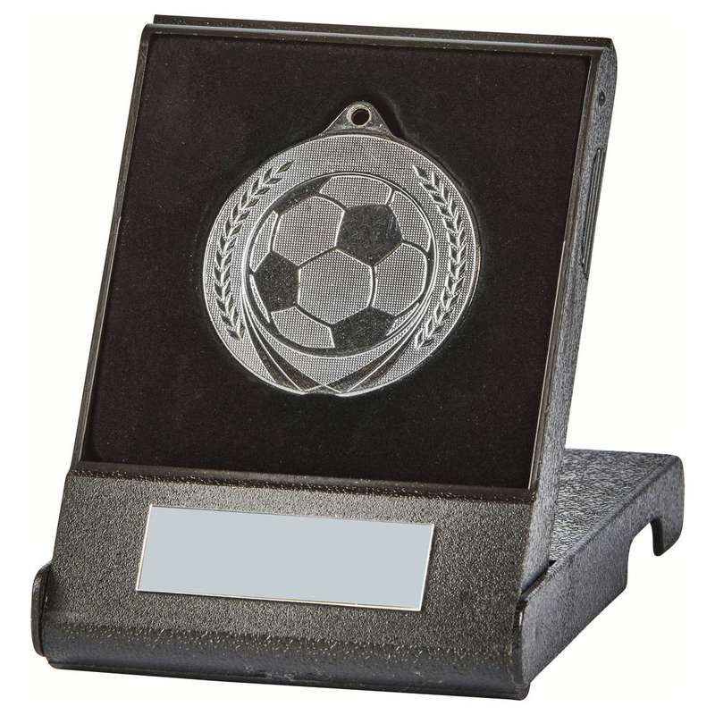 50mm Football Medal in Case