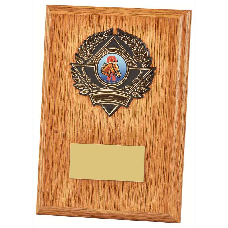 Light Oak Wood Plaque Award