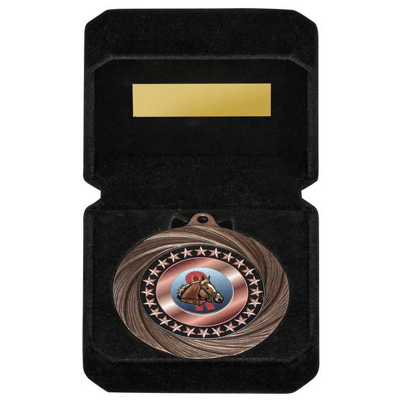 70mm Medal in Luxury Black Case