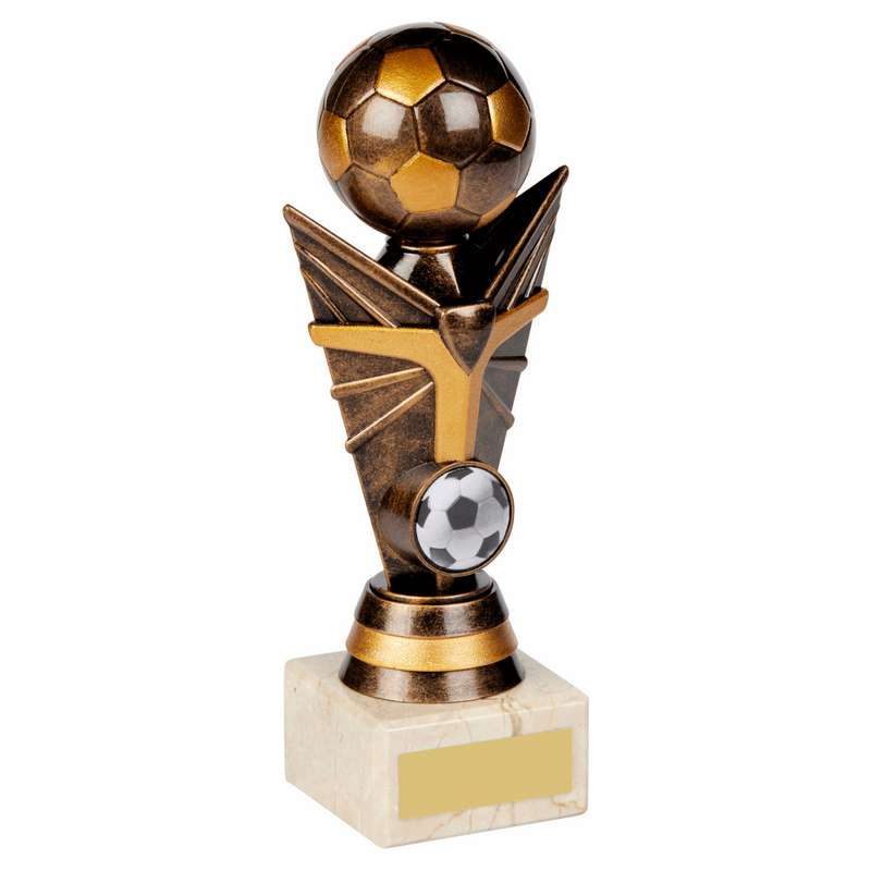 Antique Gold Football Tower on Marble