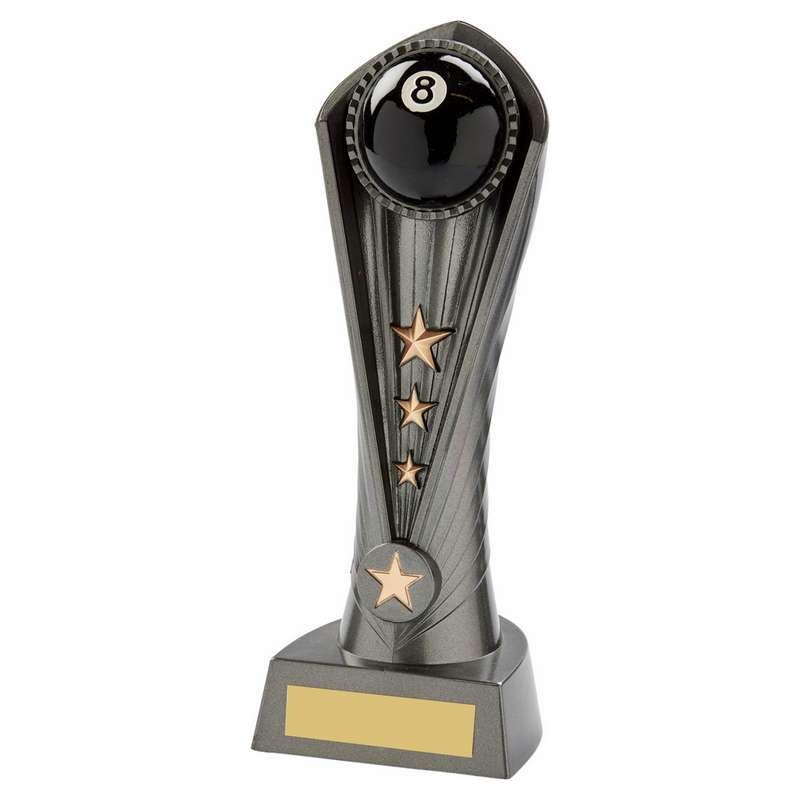Gun Metal Silver "Cobra" Pool Award