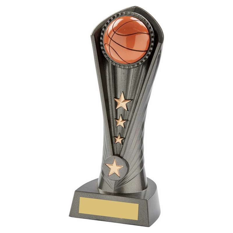 Gun Metal Silver "Cobra" Basketball Award