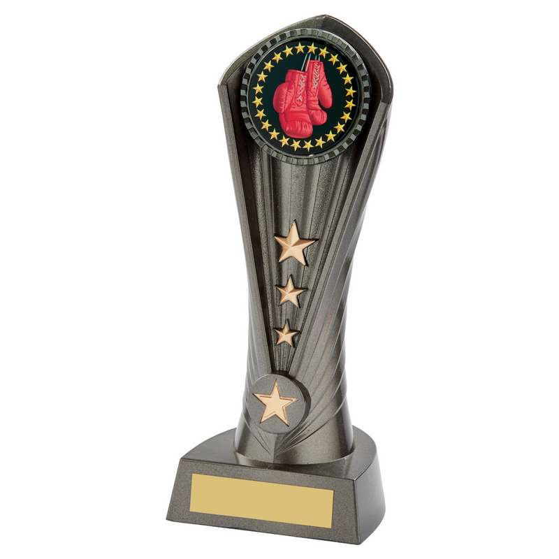 Gun Metal Silver "Cobra" Boxing Award