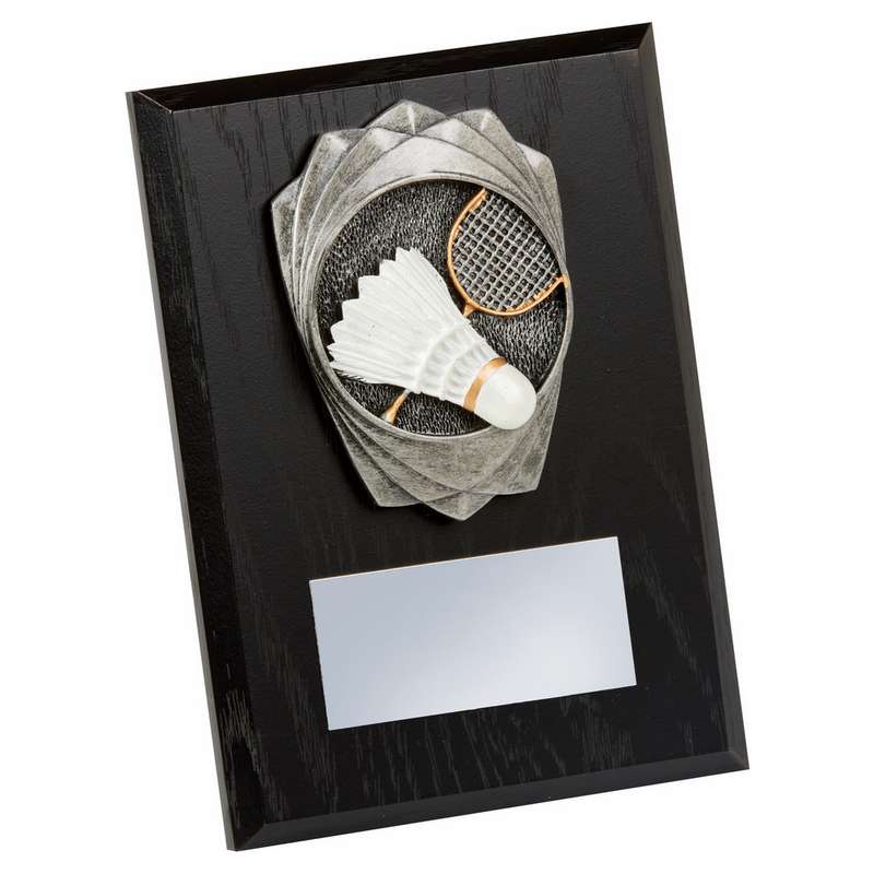 Antique Silver Badminton, Black Wood Award