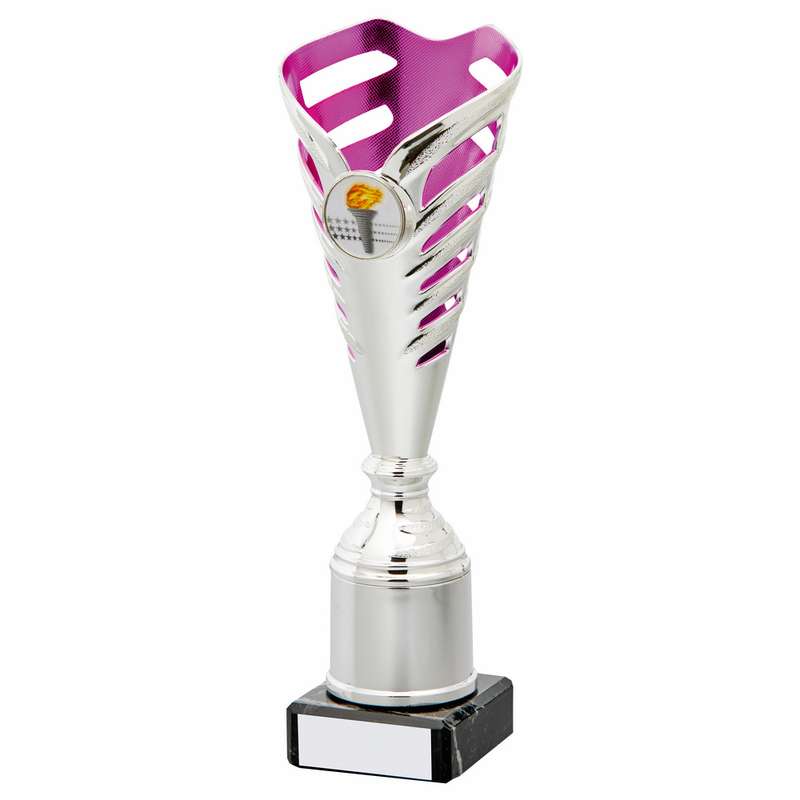 Silver and Pink Scuplture