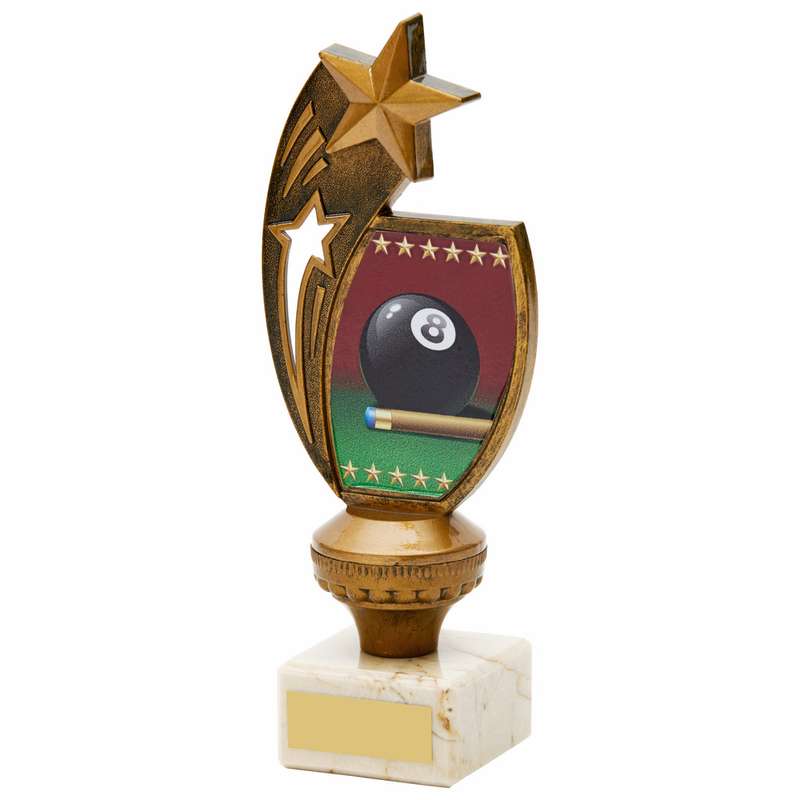 Antique Gold Pool Trophy