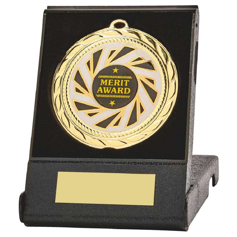 70mm Medal in Black Case (Gold / Silver / Bronze)