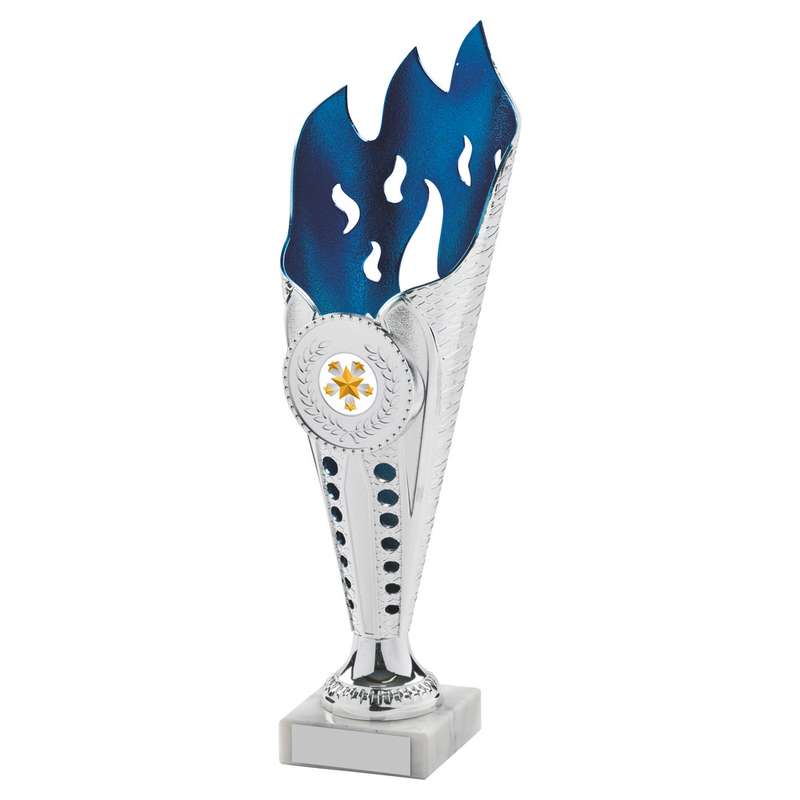 Silver/Blue Flame Sculpture Award