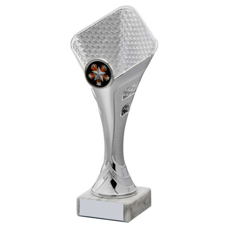 Silver and Black Sculpture