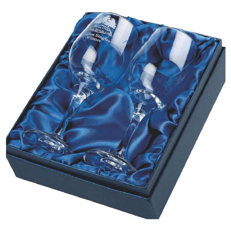 Two Wine Glasses (In Presentation Case)