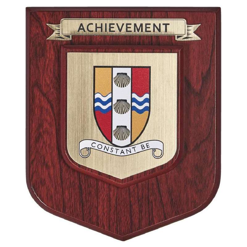 Mahogany Heraldic Shield – 1 Scroll