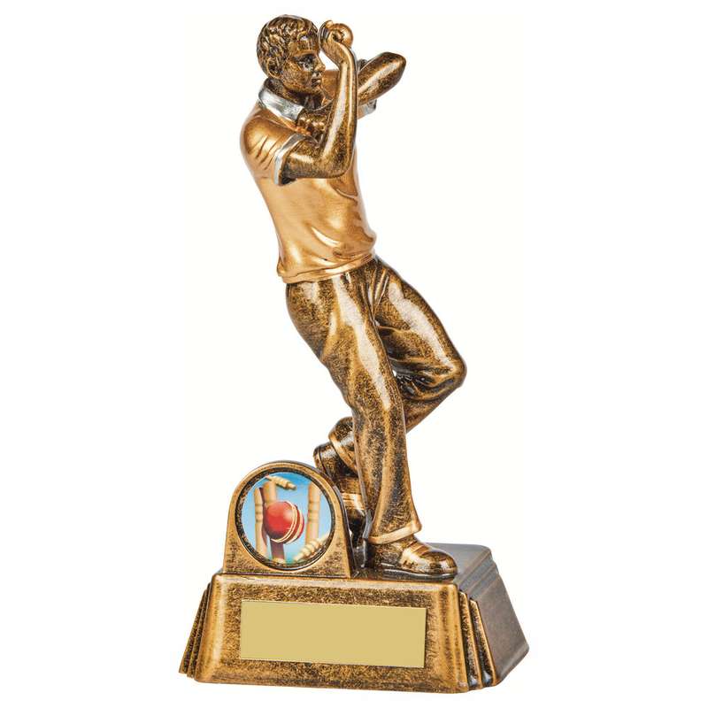 Resin Cricket Male Bowler Award