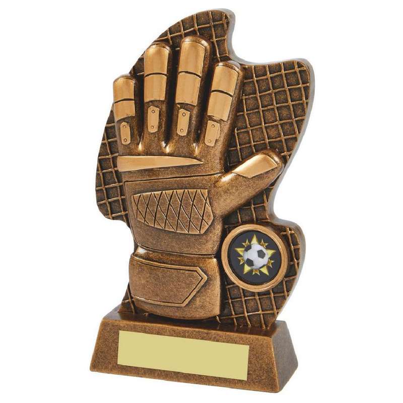 Resin Goalkeeper Glove Trophy