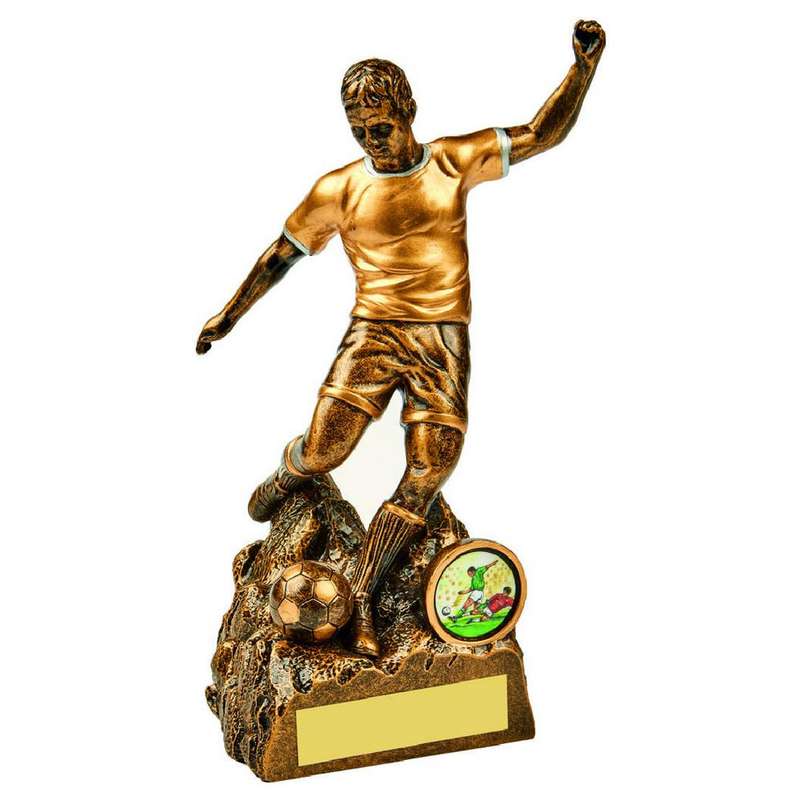 Antique Gold Male Football Resin – HEAVY