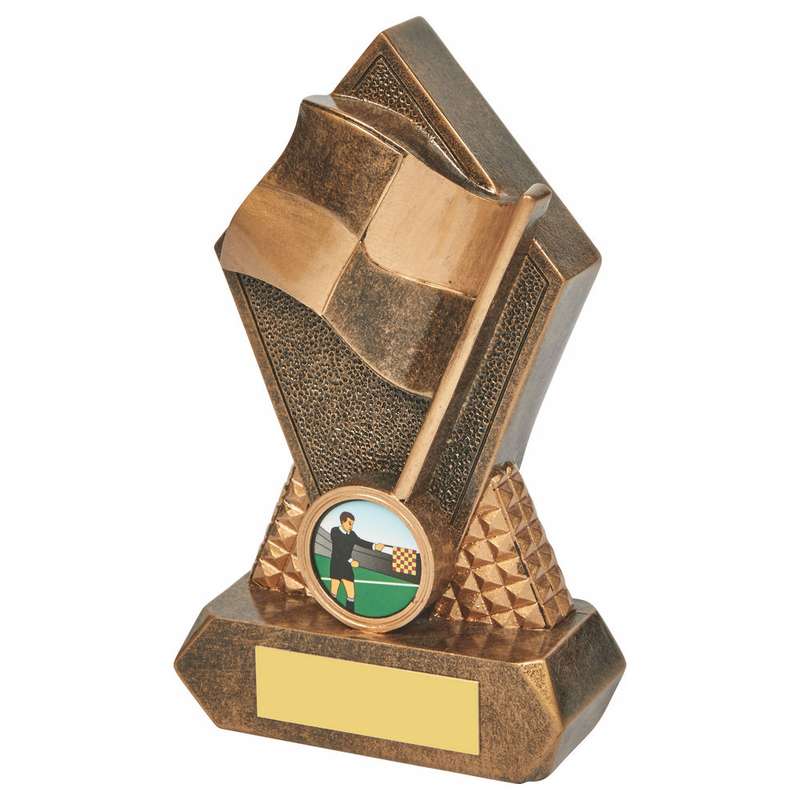 Antique Gold Assistant Referee Resin